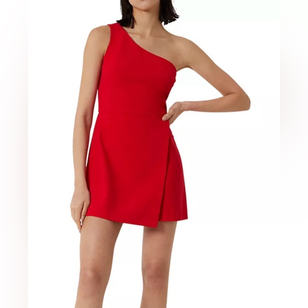 French Connection 
Whisper One Shoulder Mini Dress
NWT 
Size 2
